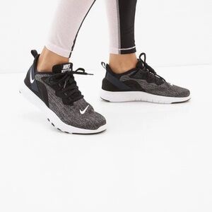 Nike Flex TR 9 Training Shoes Women Size 8.5 Black Anthricite Lace Up AQ7491-002